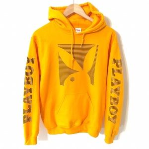 Yellow playboy hoodie